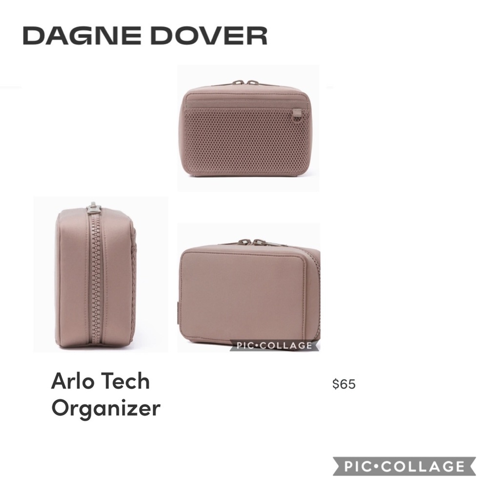 Dagne Dover Arlo Tech Organizer Large in Dune